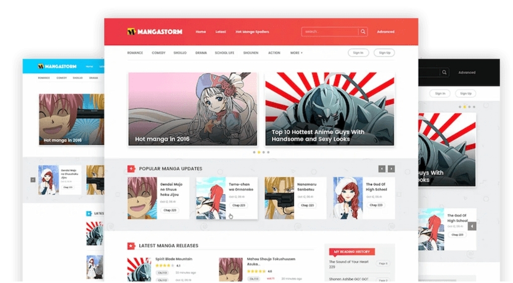 Madara 2.2.2.1主题源码 响应式WordPress漫画小说主题模板与纳米